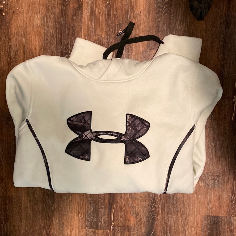 Under Armour Storm Hoodie Loose Fit Mint Green Camo Storm - Picture 2 of 5
